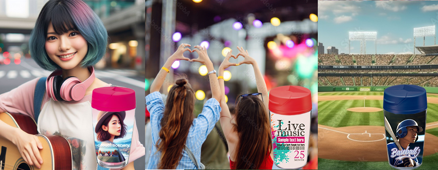 様々なシーンで使えるオリジナルタンブラー